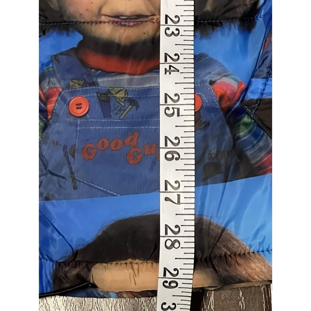 Child's Play Chucky  Puffer Hoodie Large‎ Hoodie $179 MSRP - Picture 4 of 6
